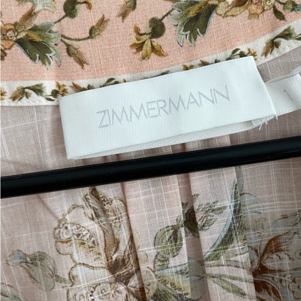 Zimmerman Chintz floral-print Wrap Dress size 1 NEW - Picture 9 of 10